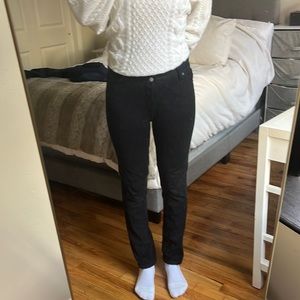 RE DONE Straight Leg in Black